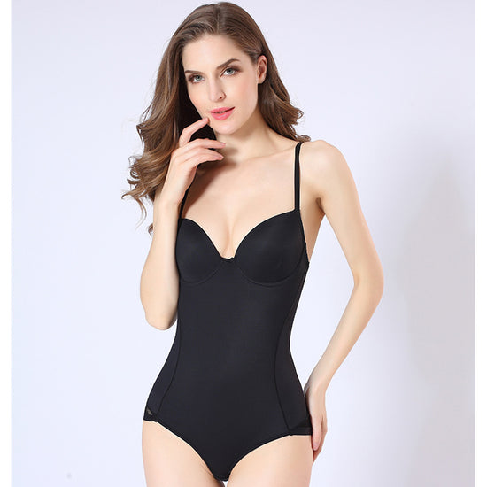 High-Waisted Body Shaping Pants, Breast Support Body Shaping Bodysuit