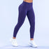 Impact Women Tight Solid Color Yoga Pants - High Stretch Seamless Low Rib Waist Scrunch Bum & Glute Contour Gym Running